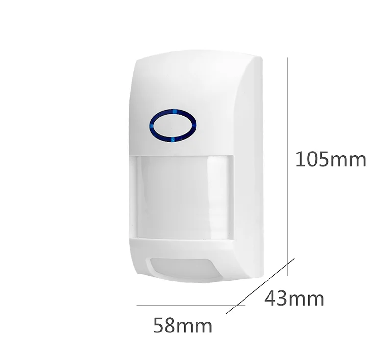 ワイヤレスモーションセンサー,433MHz,IRセンサー,赤外線,屋内使用,インテリジェントセキュリティシステム,ev1527を備えたホーム検出器