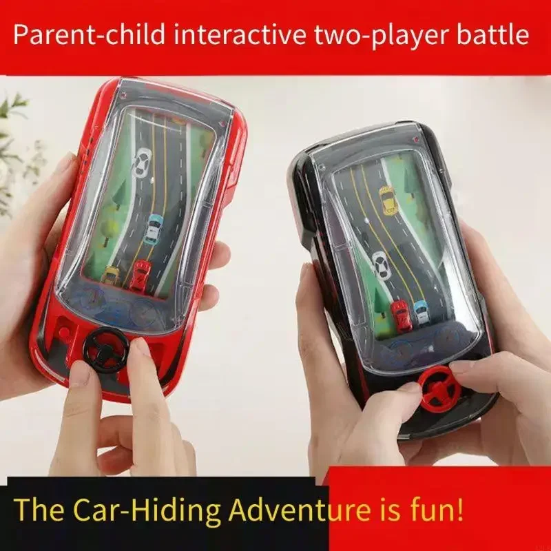 

Multiplayer Handheld Racing Game Car Toy For Children Competition Game Indoor Activity Toy For Parents Kids Gathering 15UB