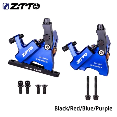 ZTTO-pinzas hidráulicas de freno de disco de bicicleta de carretera, adaptador FM de disco de aceite de bicicleta de montaje plano CNC de grava para Rotor de freno de bicicleta de 140/160mm