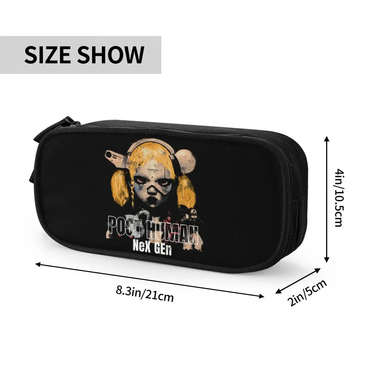 Bring Me The Horizons  POST HUMAN NeX GEn Pencil Case New Pen Box Bag Student Big Capacity School Supplies Gift Pencil Box images - 6