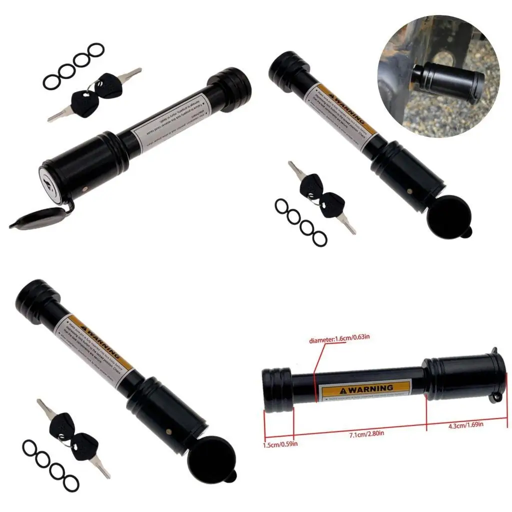 

31BC Тяжелый фиксатор -штифт приемник закрепленные 5/8 дюйма прицепа с загнетательными штифтами.