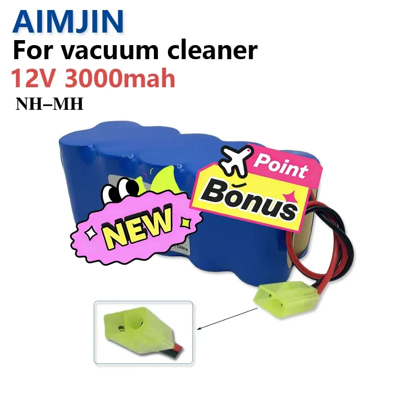 🚧Batterie Sc 3000mAh Pour Rowenta 12V RH5488 RH846301 RH846901 RS-Rh5205aspirateur Robotique🧸