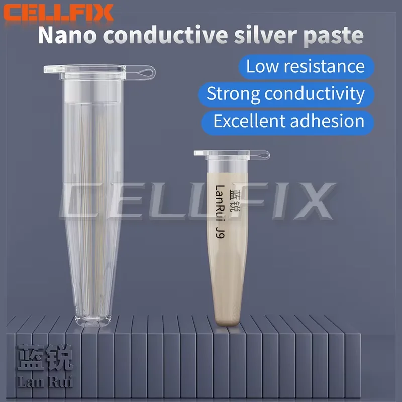 

Lanrui J9 Nano Conductive Silver Paste Low Resistance Screen Line Repair for PhoneS iPhone Android Green/Yellow Screen Fix Tools