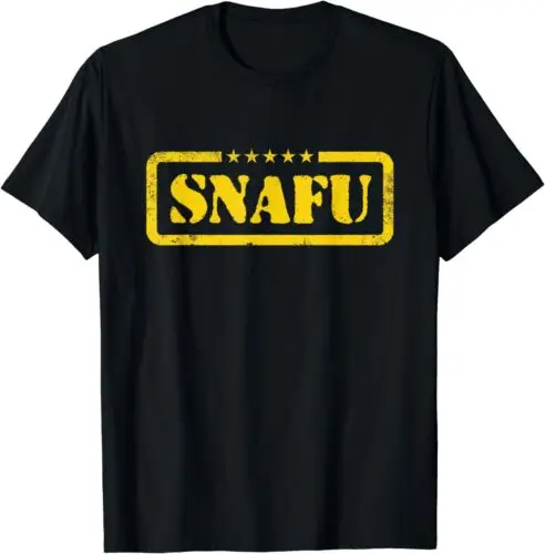 

Funny SNAFU Soldier Military Gift T-Shirt