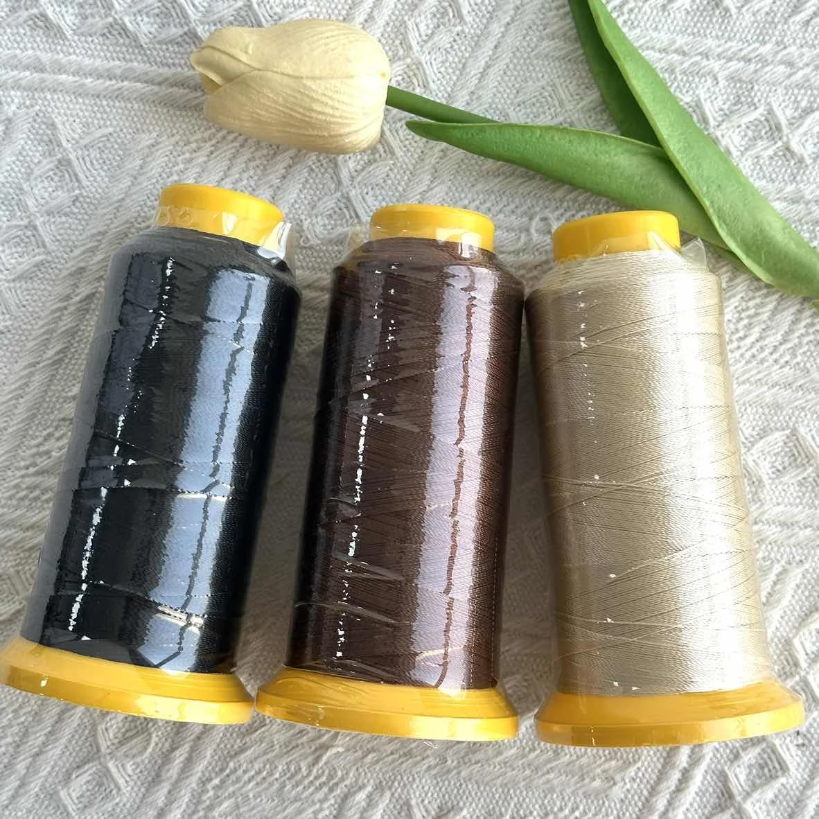 1 шт. нейлоновая нить с типом C, вязаная крючком для парикмахерских, принадлежности для изготовления париков, нитки из полиэстера для плетения