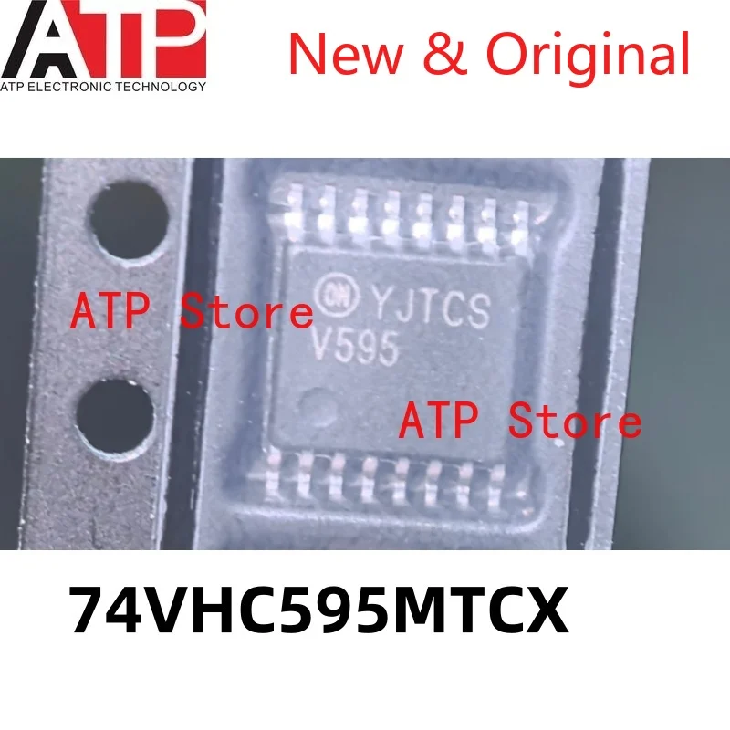 10PCS 74VHC595MTCX V595 TSSOP-16 Original spot inventory