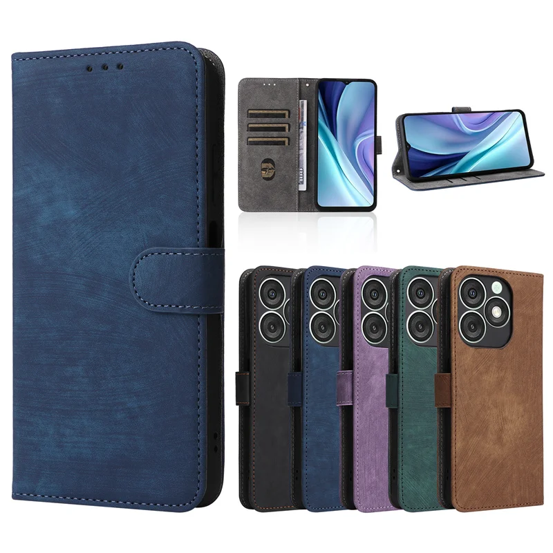 

For Nothing CMF Phone 1 Anti-theft Brush Wallet With Card Photo Frame Stand Magnetic Flip Leather Case For Nothing CMF Phone 1