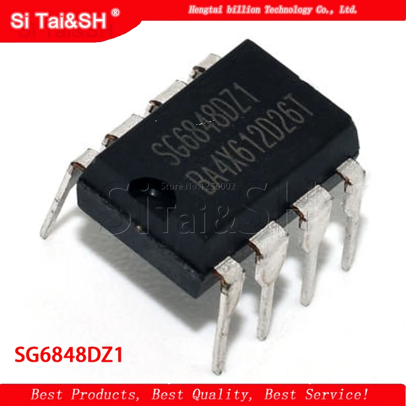 10PCS  SG6848DZ1 SG6848DZ SG6848D SG6848  DIP8