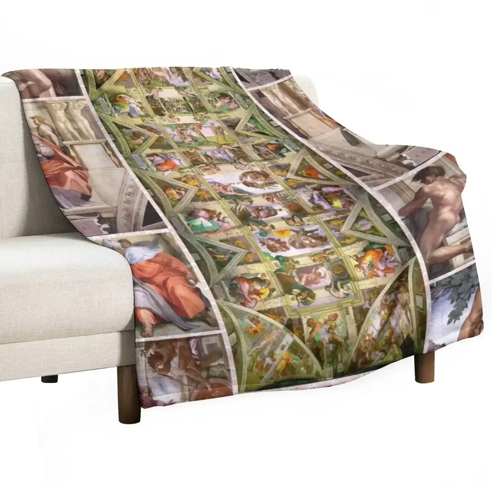 Sistine Chapel Throw Blanket Thin funny gift Furrys Blankets