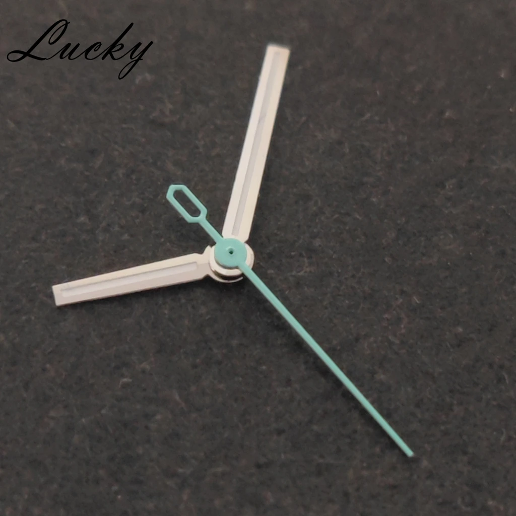 Silver Blue For Perpetual Land-Dweller Watches Needles Watch Hands C3 Green Luminous For NH34 NH35 NH36 NH38 NH70 NH72 Movement