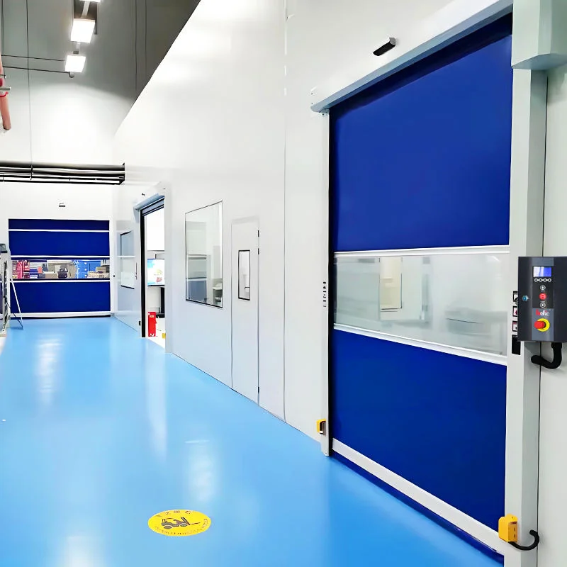 

Automatic Rapid Pvc Roll up Door Insulated High Speed Shutter Door Industrial Door