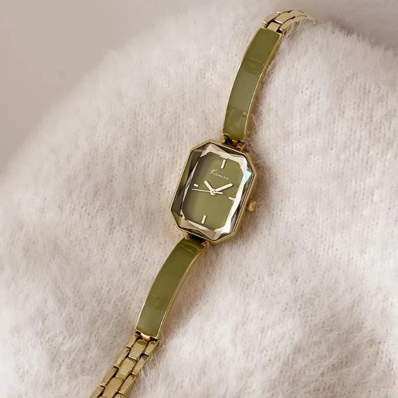 Luxury Top Brand Women's Watch Elegant Bracelet Square Quartz Watch Waterproof Stainless Steel Dress Watch for Women