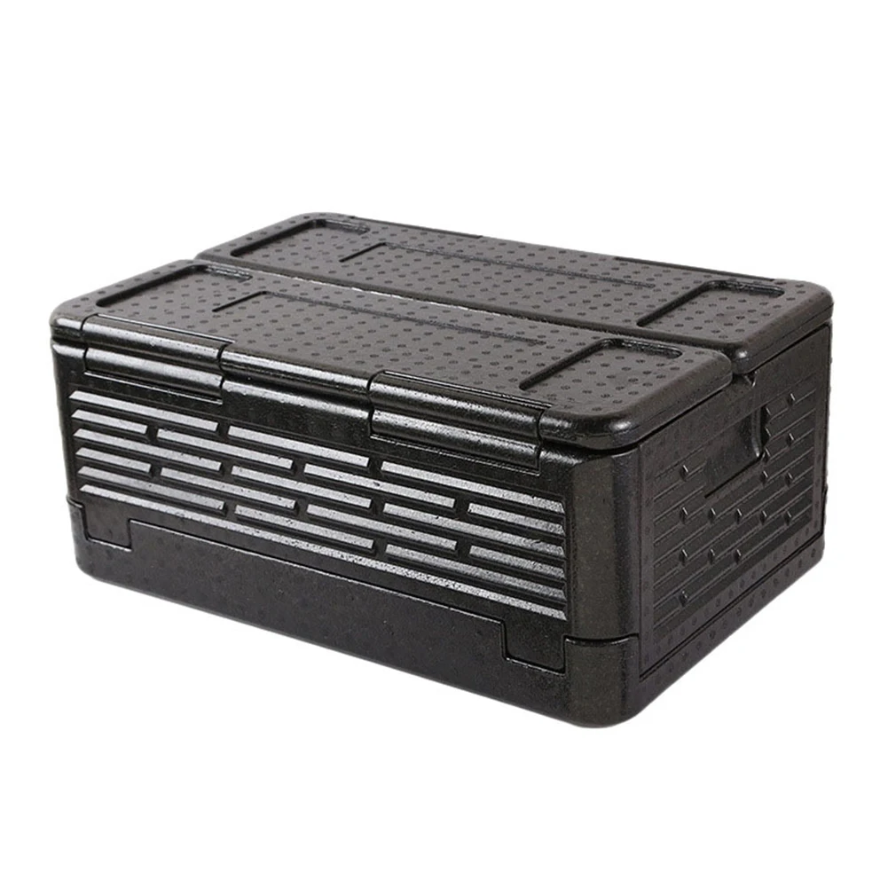 Top Load Camping Insulated Box Multipurpose Foldable Cooler Fresh Box Outdoor Storage Box for Catering & Transport