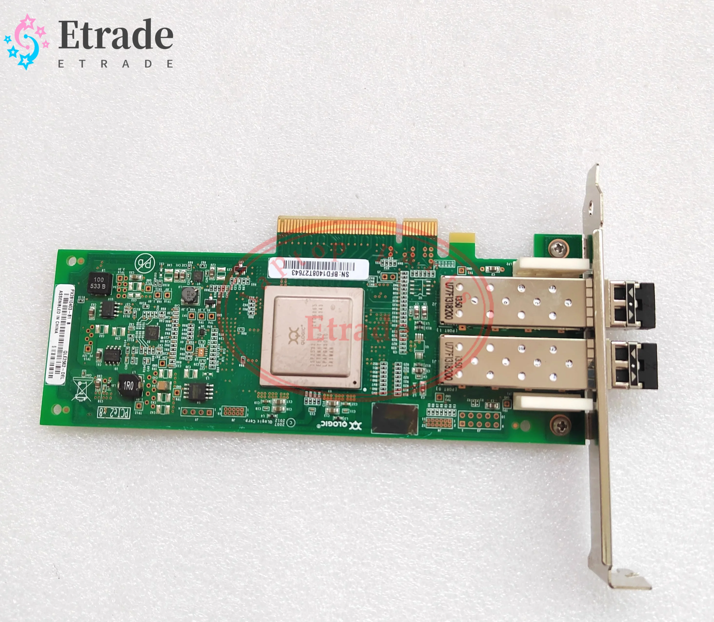 For Qlogic QLE2562 / For Dell MFP5T Dual Port 8Gbps Fiber Channel PCI Express Host Bus Adapter