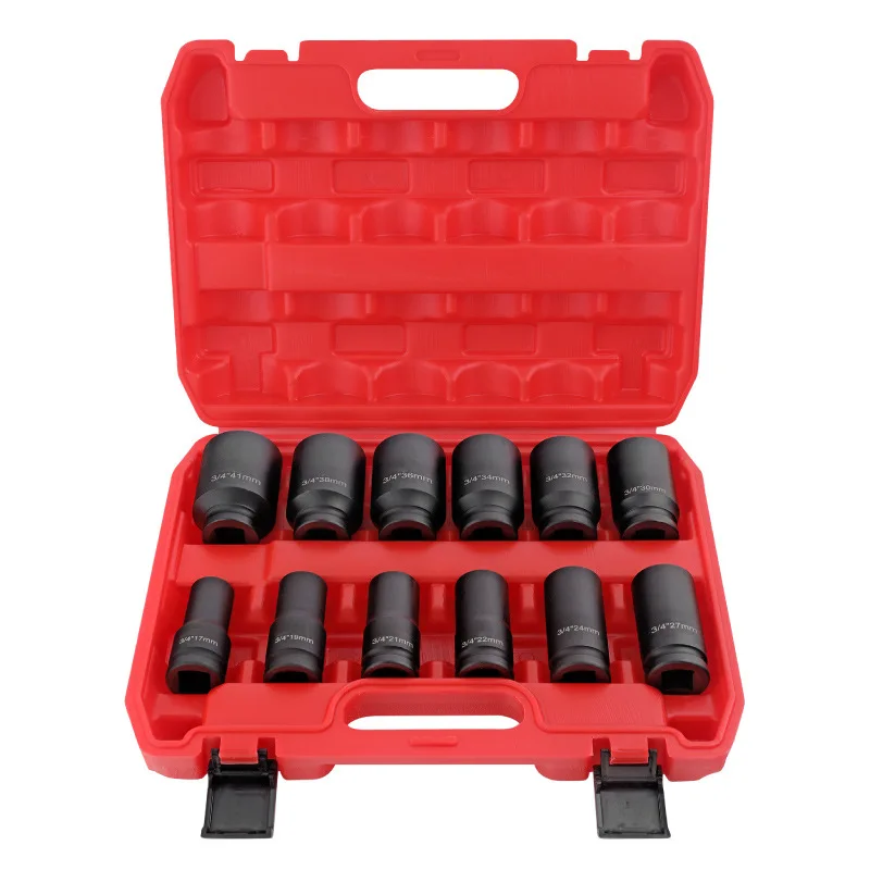 

Heavy-duty Socket Tool Set, Air Cannon Socket Head Wrench, Hexagonal 12 Angle Large Auto Repair Set