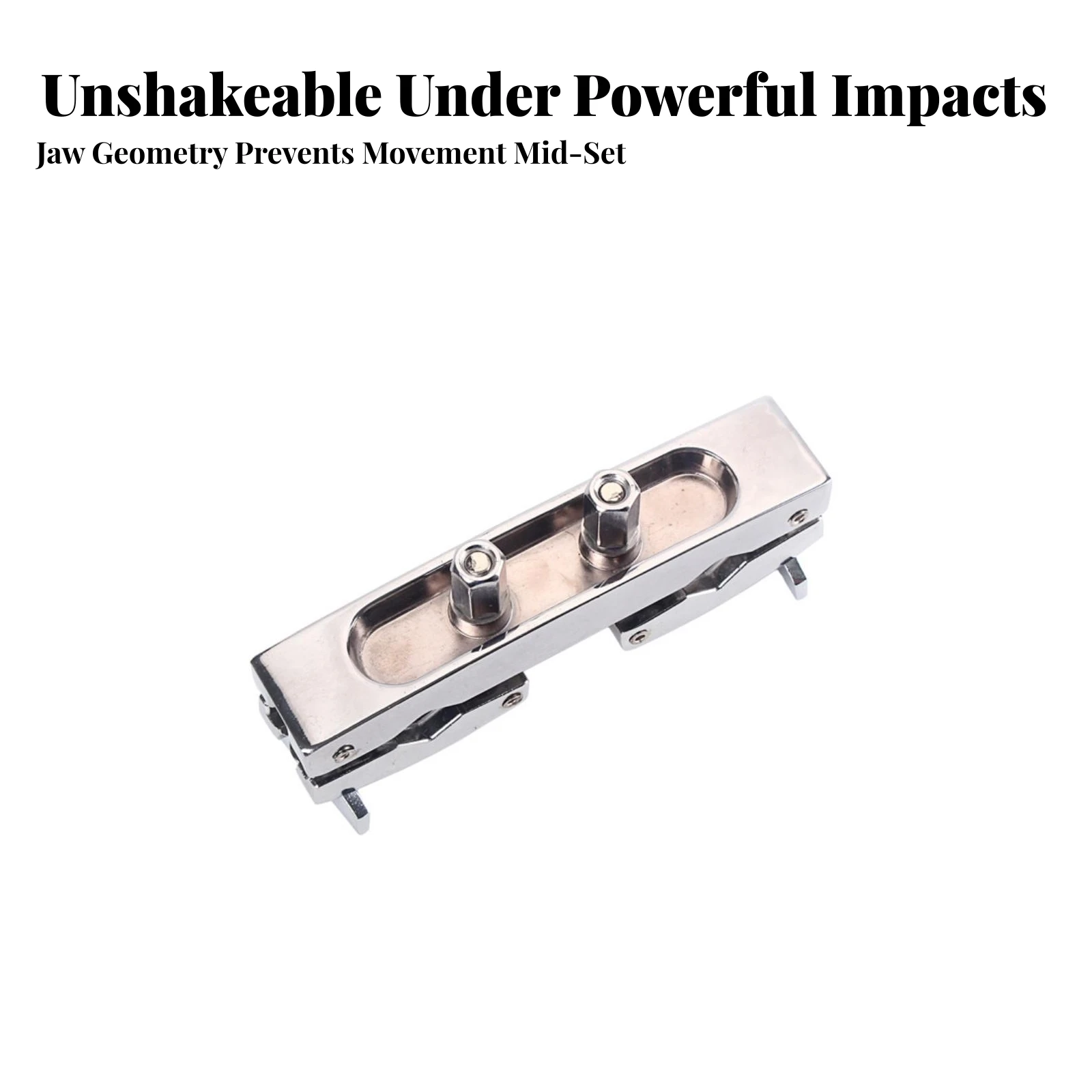 Drum Multi-Clamp Slim Drum Rack Clamp Fixed Connector Versatile Hardware Reliable for Drummers, Live Performances