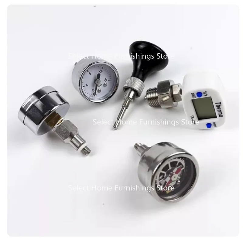 

Suitable for E61 Semi-automatic Coffee Machine, Brewing Head, Pressure Gauge, Thermometer, Display Temperature and Pressure
