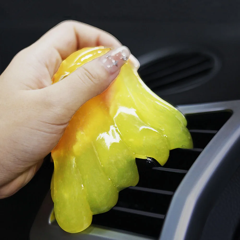 160g Car Cleaning Gel Air Outlet Dust Remove Car Interior Clean Magic Mud Household Keyboard Cleaning Tool Car Accessories