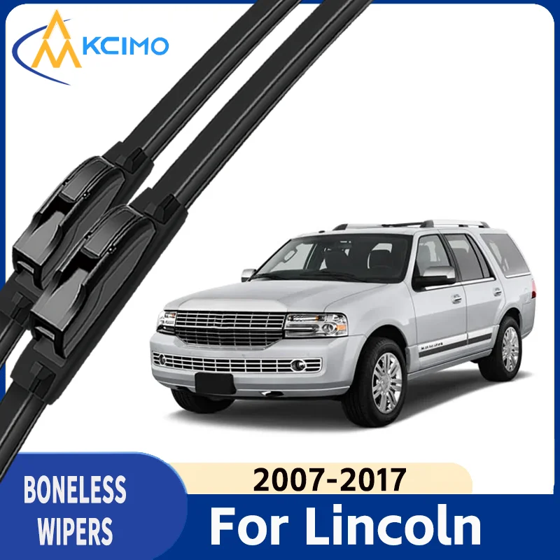 

All Season Windshield Wiper Blades for Lincoln Navigator 07-17 Windscreen Wiper Soft Rubber Quiet Wiper Blade Car Accessories