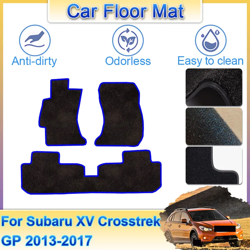 

Для Subaru XV Crosstrek GP 2013 ~ 2017 2014 автомобильные коврики, панели для ног, ковры, накладки для ног, наклейка, авто аксессуары для интерьера