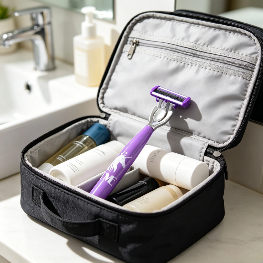 Unicorn-Printed Manual Razor with a 6-Layer Precision System; Replaceable Refills; Durable; Men & Women Suitable;Great Gift Idea