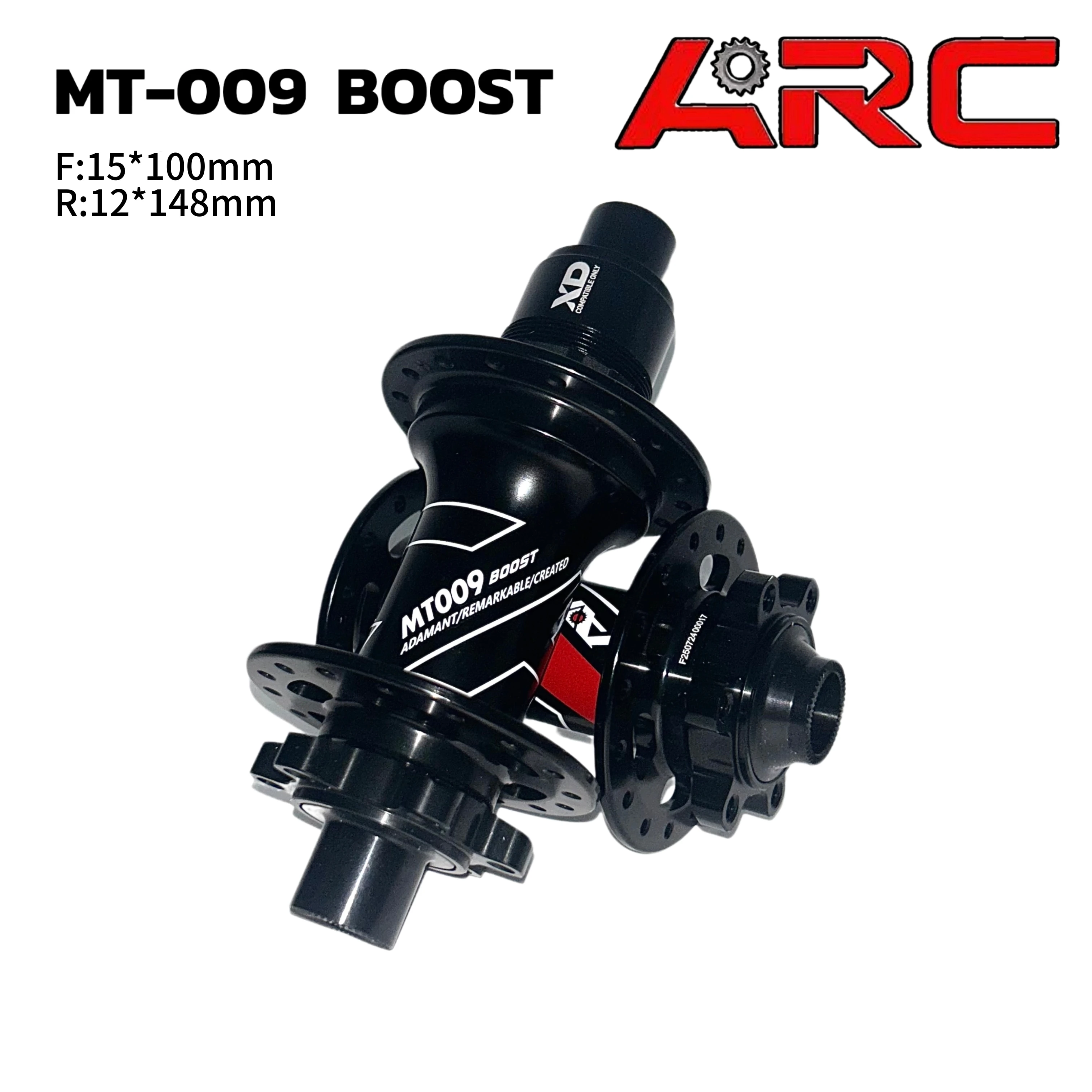 

ARC MT009 BOOST 32 отверстия Ступица дискового тормоза MTB 12 скоростей 6 зубьев, 180 щелчков, 6 болтов, подшипник сквозной ступицы оси с набором HG/MS/XD