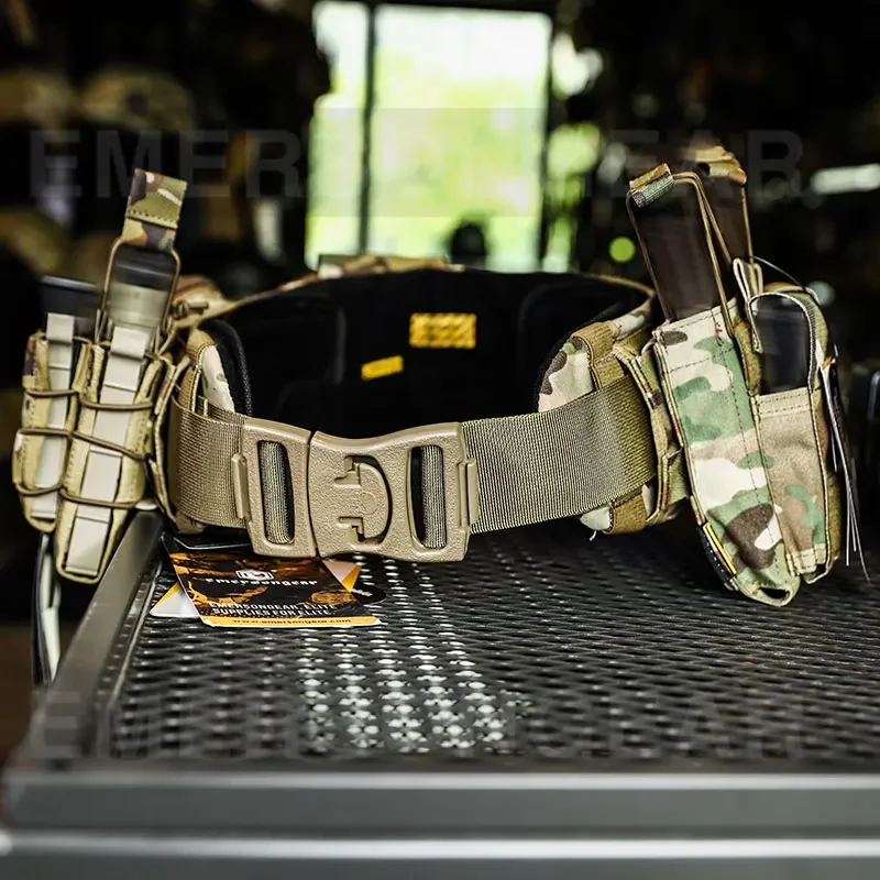 Emersongear AVS Low Profile Belt Molle Waist Belt Waistband Emerson Hunting Accesstories Multicam Nylon Belt EM9295