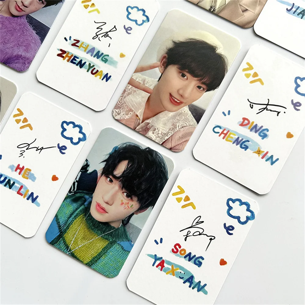 KPOP TNT New Album PhotoCards 7pcs Matte Film LOMO Card DingChengXin Two-Sided Paper Cards SongYaXuan MaJiaQi Fans Gifts