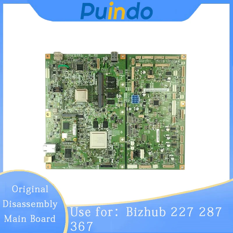Original Disassembly Main Board for Konica Minolta Bizhub 227 287 367 BH227 BH287 BH367 Motherboard