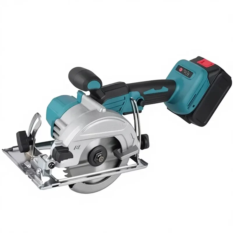 21V 5 Inch Brushless Electric Circular Saw Portable Lithium Battery Rechargeable Woodworking Cutting Machine