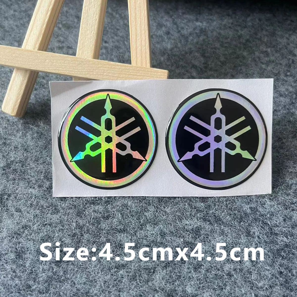 For 3D Yamaha Sticker Laser Motorcycle Logo Decal image 6