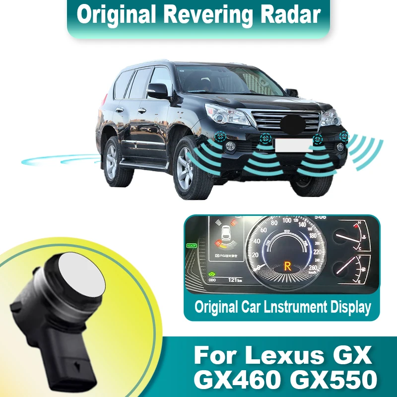 New! Original Display Screen Rear Front Bumper Car Parking Sensor Assistance Backup Radar Buzzer System For Lexus GX GX460 GX550