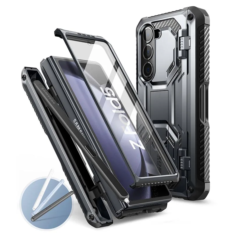 I-BLASON For Samsung Galaxy Z Fold 5 Case 2023 Armorbox Full Body Heavy Duty Shock Reduction Case with Built-in Screen Protector