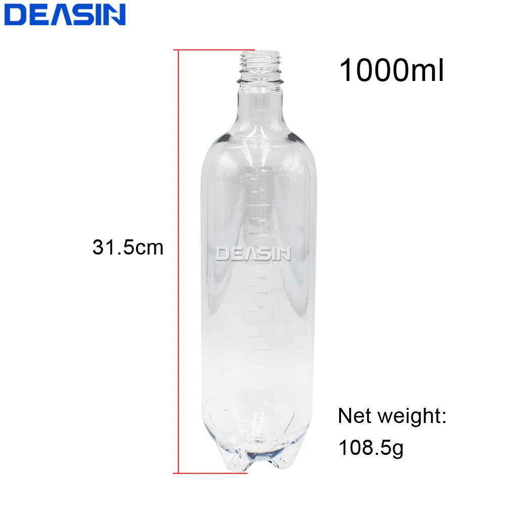 Transparent Dental Chair Water Storage 600/1000ml Bottle with/Without Lid Dental Kits for Portable Dental Chair Turbine Unit