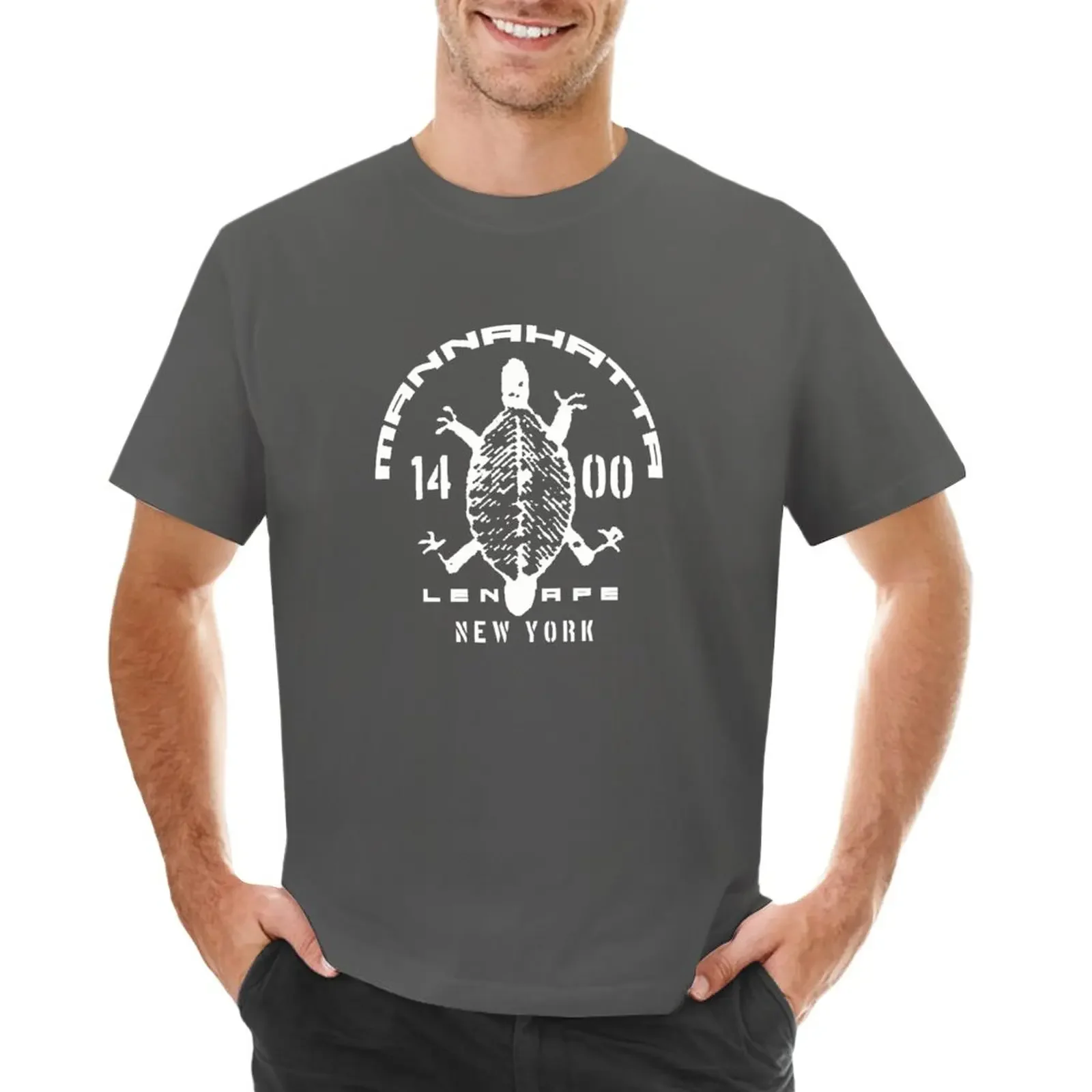 lenape tribe T-Shirt summer tops blanks Blouse t shirt for men