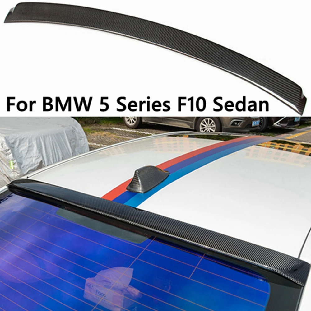 

For BMW 5 Series F10 F18/F10 M5 Sedan Carbon fiber Forged carbon Roof Spoiler Trunk wing 2009-2017