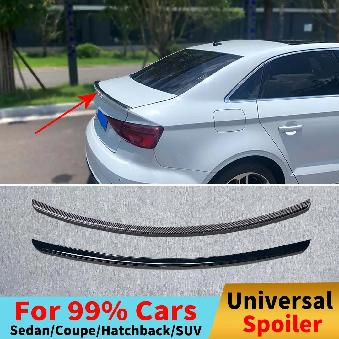 Universal Rear Trunk Spoiler Wing Tuning Styling Accessories For 99% Cars Sedan Hatchback Coupe SUV BMW Benz Audi Honda CT4 CT5