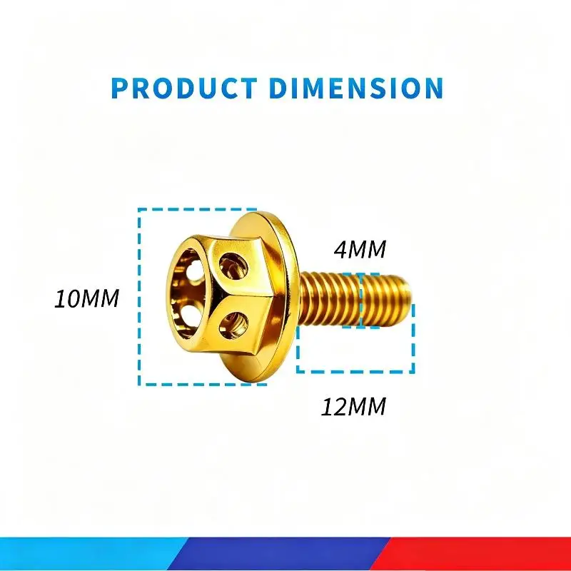 Fluid Cap Bolt Full CNC Stainless Steel M4 x 12mm Easy Replacement for CLICK NMAX MIO PCX AEROX ADV Motorbike Fastener Parts