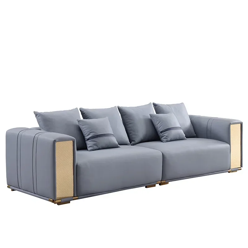 

Italian light luxury sofa combination