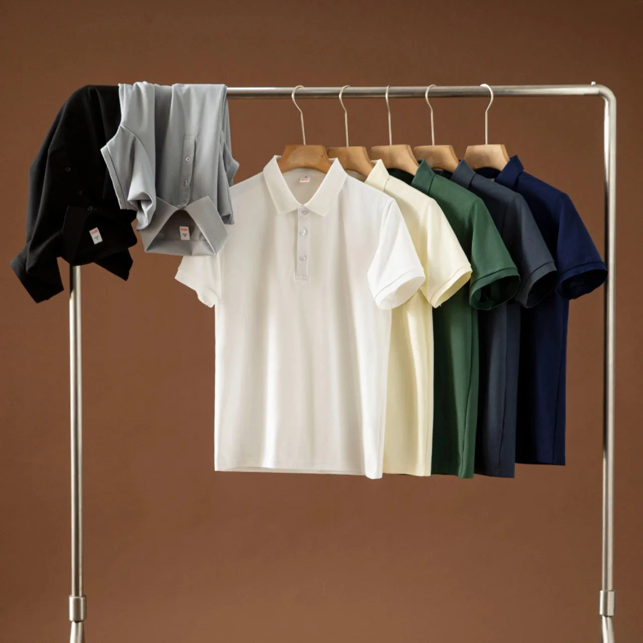 

Мужская повседневная футболка с коротким рукавом, дышащая, летняя, приталенного кроя, молодежная, однотонная