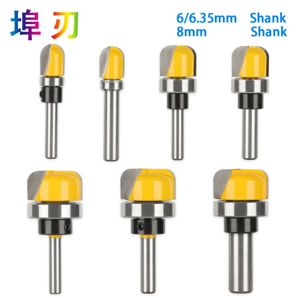 3Pcs 6mm 1/4 Shank1/2 \