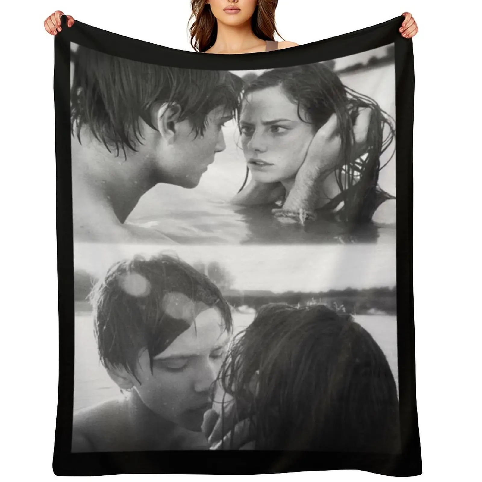 

effy and with freddie Throw Blanket Plaid anime Plaid on the sofa Thin Blankets