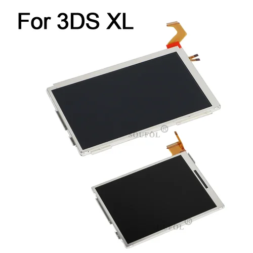 Nueva pantalla LCD inferior superior o inferior de repuesto para accesorios de juego 3DS XL LL