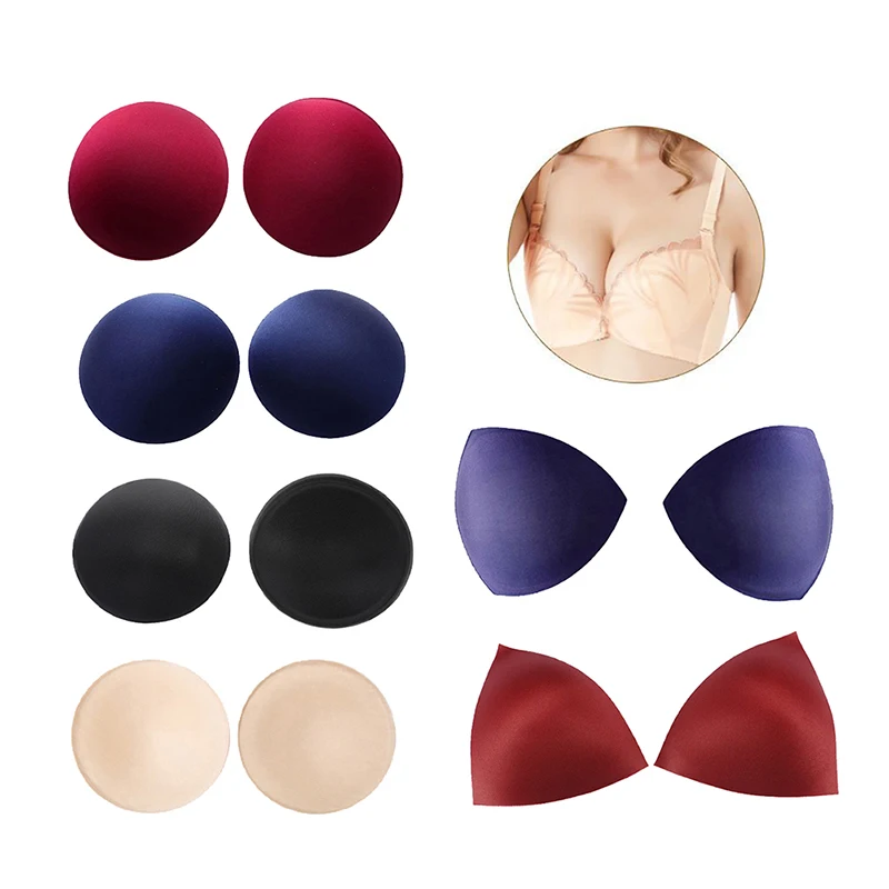 Swimsuit Padding Inserts Women Clothes Accessories Foam Triangle Sponge Pads Chest Cups Breast Bra Bikini Inserts Chest Pad