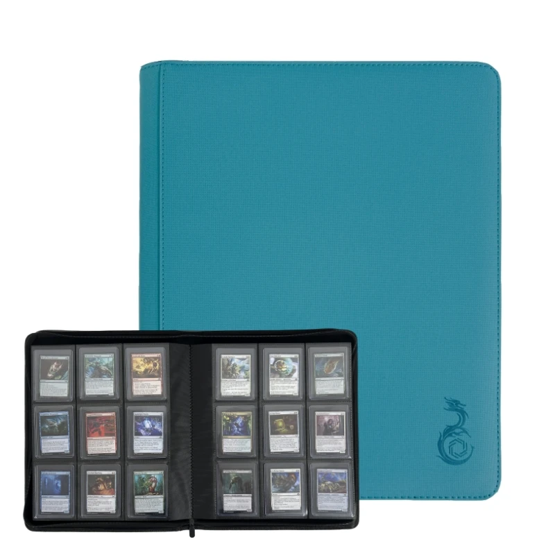 Fasst 360 Toploaders, 9 Taschen, Top-Loader-Ordner zur Aufbewahrung von Karten, Kartenhalter für Sportkarten oder Sammelkarten im Format 3 x 4 Zoll. – Detail 12