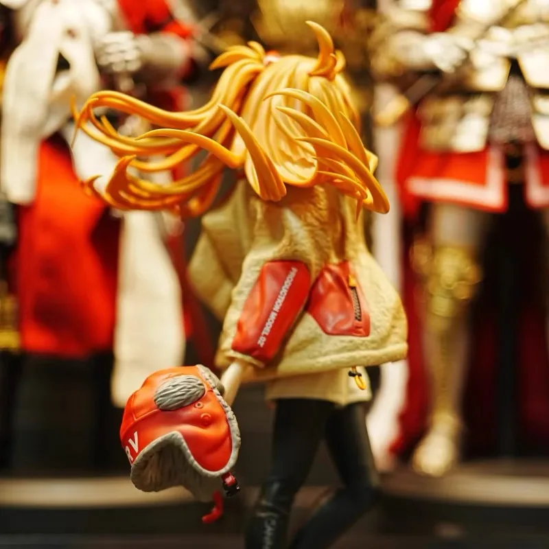 Dostępny NEON GENESIS EVANGELION EVA Asuka 25cm Czerwona Figurka Anime Model Zabawka Lalka Ozdoba Kolekcjonerska