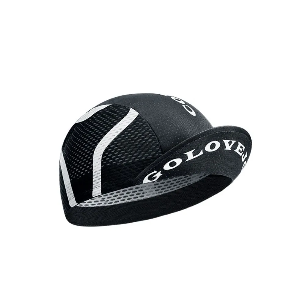 

Polyester Summer Cycling Cap Sweat Wicking Breathable Road Bicycle Cap Quick Dry Lightweight Colorful Bike Headwear