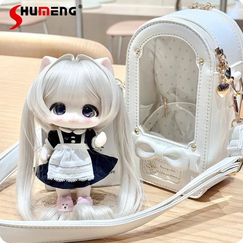 

Original Student Y2K 12 Points Bjd Doll Bag Japanese Cute Girls Kawaii Doll Storage Bag 2025 New Fashion Shoulder Bag Itabag