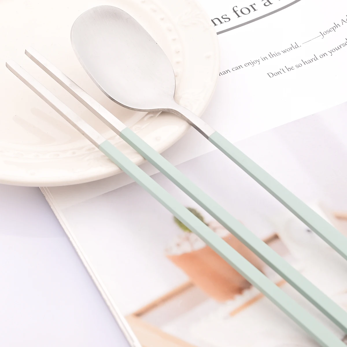 2 adet yemek kaşığı suşi çubuk - Kitchen Gadgets Green incelemesi ve fiyatı