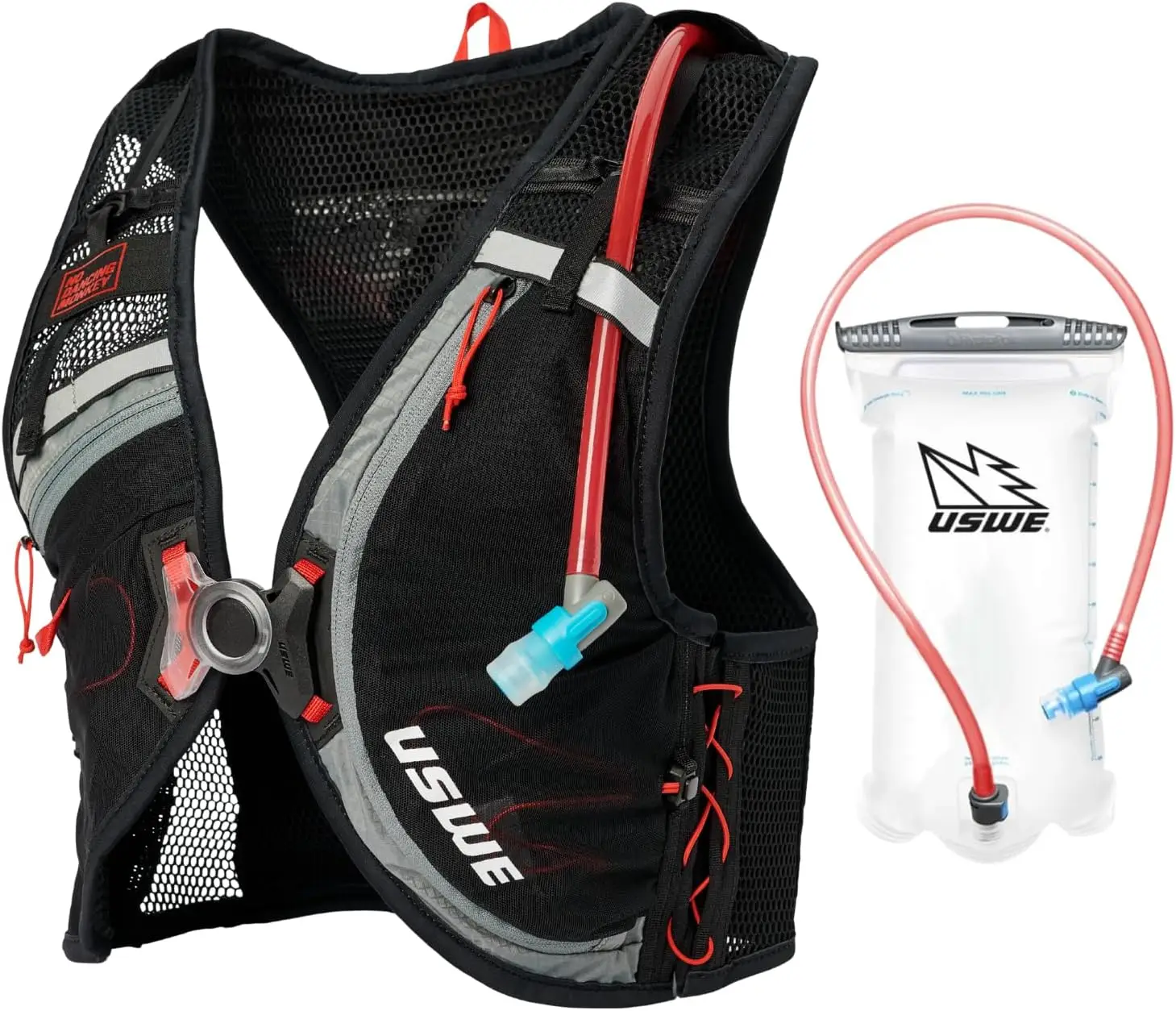 

8L Hydration Vest for Running & Cycling, 2.0L Bladder, Adjustable Chest Straps, Reflective Details
